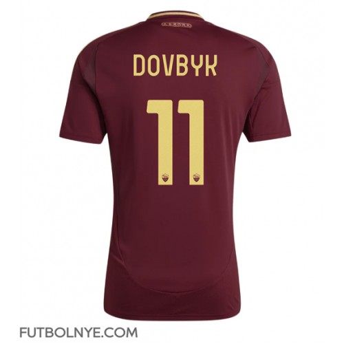 Camiseta AS Roma Artem Dovbyk #11 Primera Equipación 2024-25 manga corta